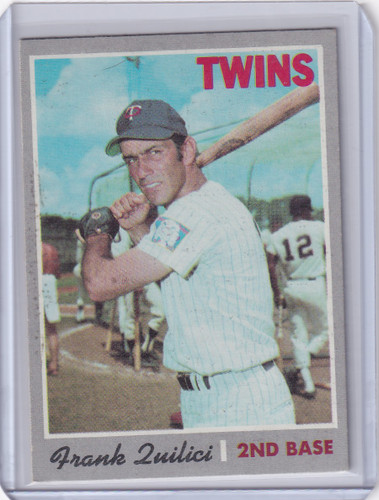 1970 Topps Baseball #572 Frank Quilici - Minnesota Twins