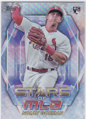 2023 Topps Stars of the MLB #SMLB-23 Nolan Gorman RC St Louis Cardinals