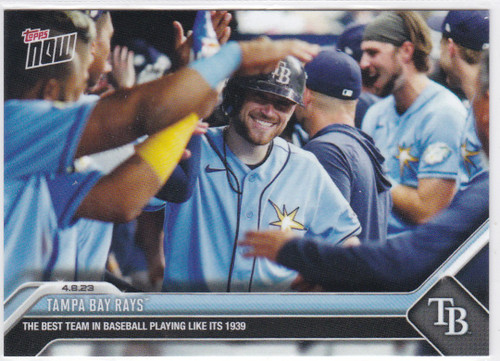 2023 TOPPS NOW #77 TAMPA BAY RAYS