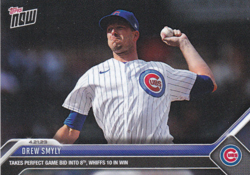 2023 TOPPS NOW #158 DREW SMYLY- CHICAGO CUBS