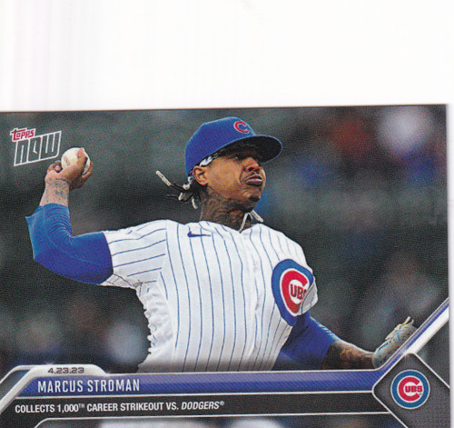 2023 TOPPS NOW #174 MARCUS STROMAN- CHICAGO CUBS