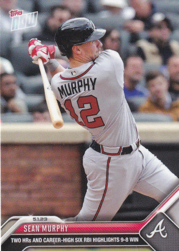 2023 TOPPS NOW #216 SEAN MURPHY- ATLANTA BRAVES