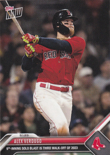 2023 TOPPS NOW #219 ALEX VERDUGO- BOSTON RED SOX