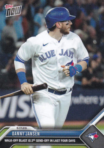 2023 TOPPS NOW #307 DANNY JANSEN- TORONTO BLUE JAYS