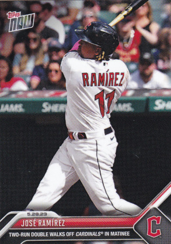 2023 TOPPS NOW #352 JOSE RAMIREZ- ST LOUIS CARDINALS