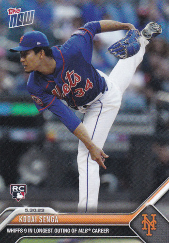2023 TOPPS NOW #365 KODAI SENGA- NEW YORK METS