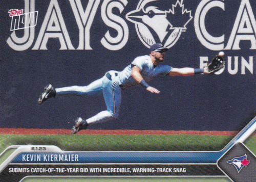 2023 TOPPS NOW #374 KEVIN KIERMAIER- TORONTO BLUE JAYS