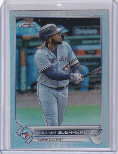 2022 Topps Chrome Refractor #81 Vladimir Guerrero Jr. - Toronto Blue Jays