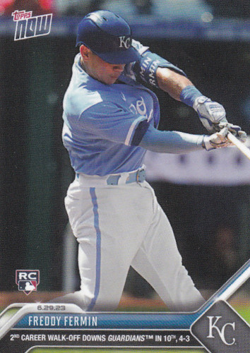 2023 TOPPS NOW #510 FREDDY FERMIN- KANSAS CITY ROYALS