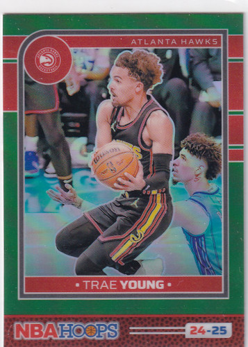 2024 HOOPS #85 TRAE YOUNG GREEN- ATLANTA HAWKS
