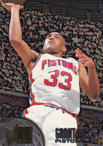 1996 FLEER #29 GRANT HILL METAL- DETROIT PISTONS