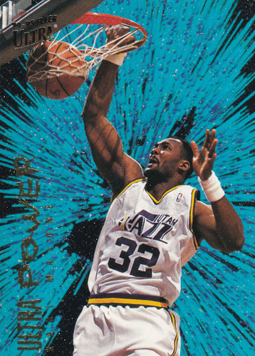 1994 FLEER KARL MALONE ULTRA POWER- UTAH JAZZ