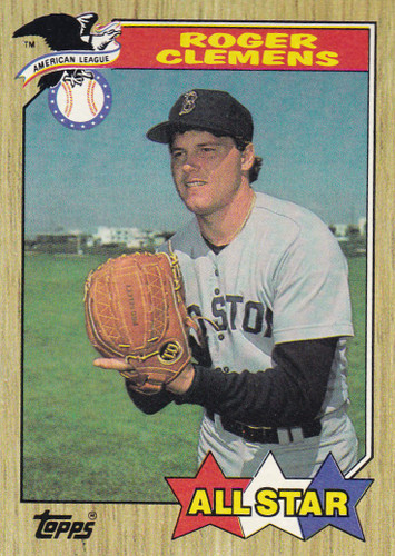 1987 TOPPS #614 ROGER CLEMENS ALL STAR- BOSTON RED SOX
