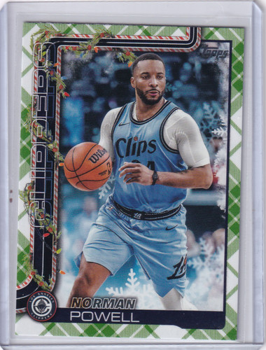 2025-26 Topps Basketball Plaid #H114 Norman Powell - Los Angeles Clippers