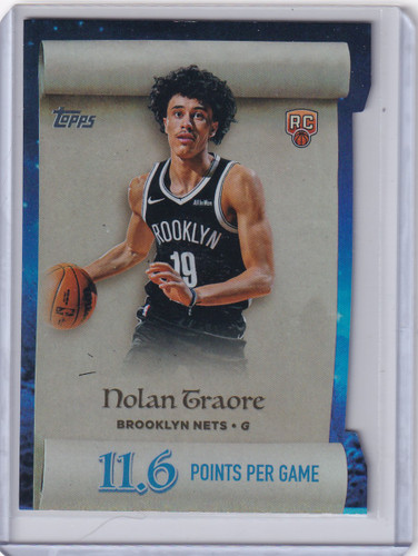 2025-26 Topps Basketball Making the List #ML-19 Nolan Traore - Brooklyn Nets