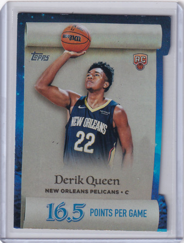 2025-26 Topps Basketball Making the List #ML-13 Derik Queen - Pelicans