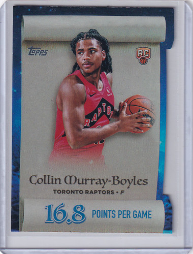 2025-26 Topps Basketball Making the List #ML-9 Collin Murray-Boyles - Raptors