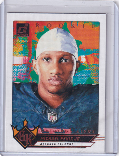 2024 Panini Donruss Gridiron Kings #4 Michael Penix Jr. - Falcons