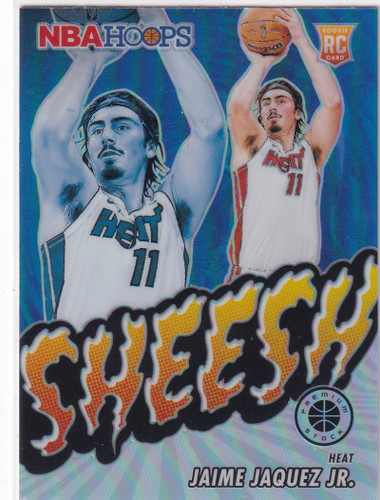 2023-24 PREMIUM STOCK #20 JAMIE JAQUEZ JR SHEESH REFRACTOR- MIAMI HEAT