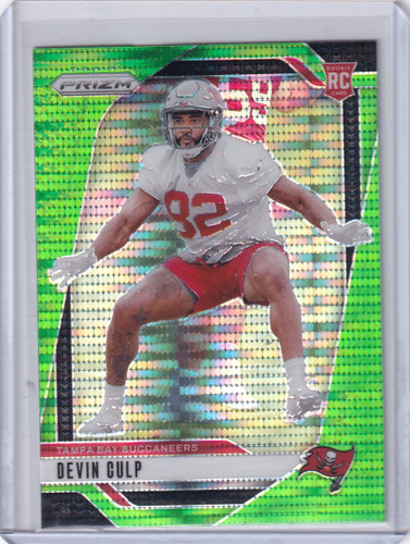 2024 Panini Prizm Green Pulsar #326 Devin Culp - Buccaneers