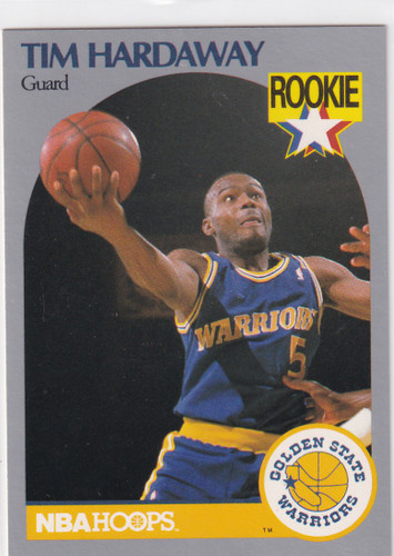1990 HOOPS #113 TIM HARDAWAY- GOLDEN STATE WARRIORS