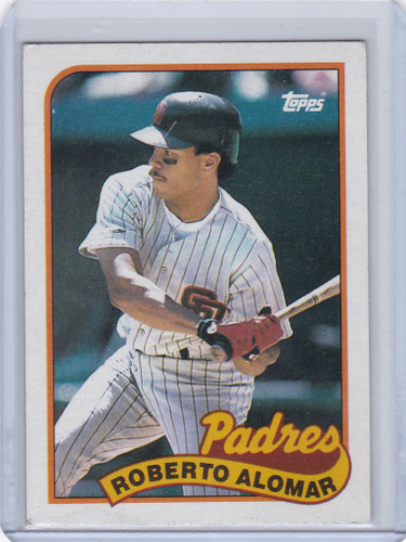 1989 Topps #206 Roberto Alomar RC San Diego Padres