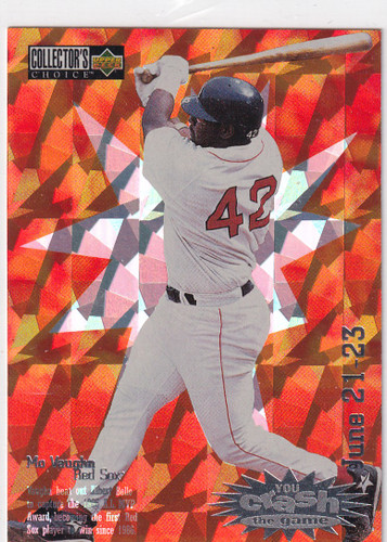 1996 UPPER DECK #CG6 MO VAUGHN YOU CRASH THE GAME- BOSTON RED SOX