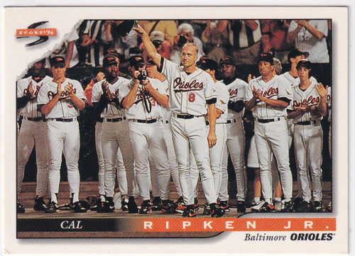1995 PINNACLE #60 CAL RIPKEN JR- BALTIMORE ORIOLES