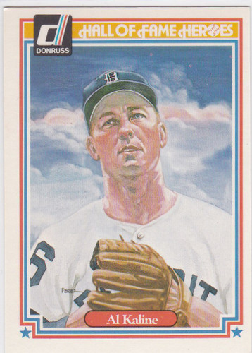 1983 Donruss Hall Of Fame Heroes #18 Al Kaline Detroit Tigers