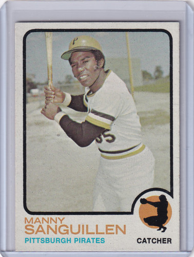 1973 Topps Baseball #250 Manny Sanguillen - Pittsburgh Pirates