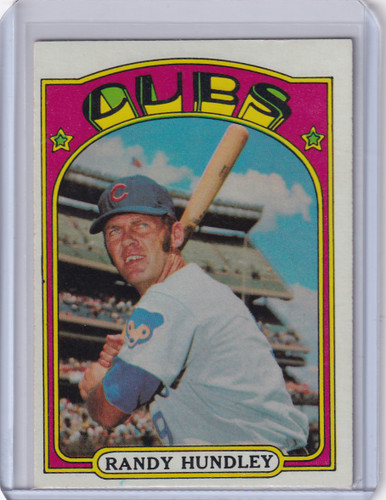 1972 Topps Baseball #258 Randy Hundley - Chicago Cubs