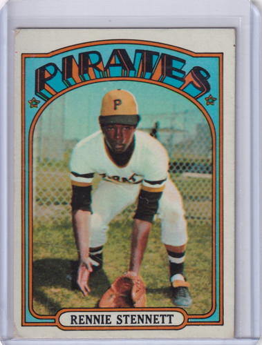 1972 Topps Baseball #219 Rennie Stennett RC - Pittsburgh Pirates