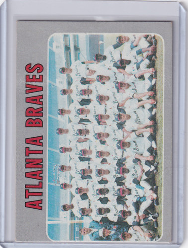 1970 Topps Baseball #472 Atlanta Braves Team