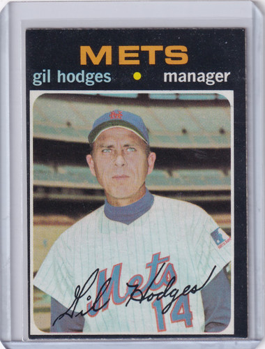 1971 Topps Baseball #183 Gil Hodges - New York Mets