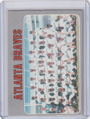 1970 Topps Baseball #472 Atlanta Braves Team