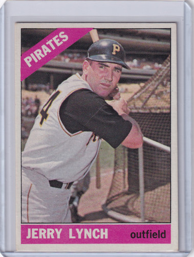 1966 Topps Baseball #182 Jerry Lynch - Pittsburgh Pirates