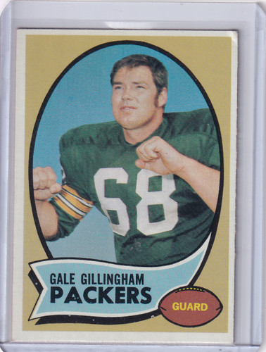 1970 Topps Football #131 Gale Gillingham RC - Green Bay Packers