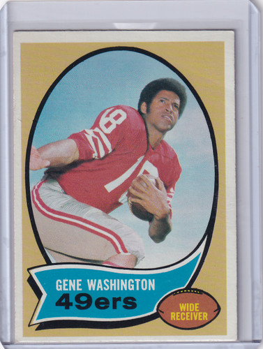 1970 Topps Football #81 Gene Washington RC - San Francisco 49ers