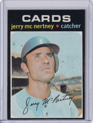 1971 Topps Baseball #286 Jerry McNertney - St. Louis Cardinals