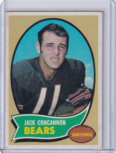 1970 Topps Football #212 Jack Concannon - Chicago Bears