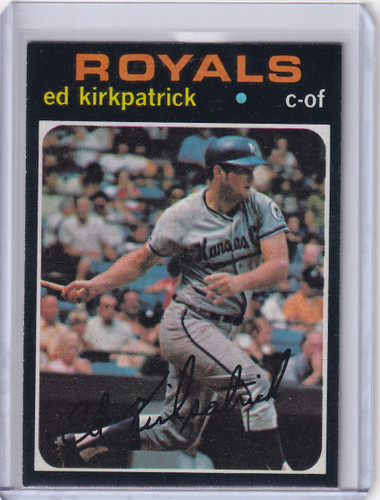 1971 Topps Baseball #299 Ed Kirkpatrick - Kansas City Royals