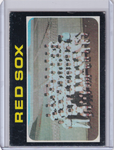 1971 Topps Baseball #386 Boston Red Sox Team