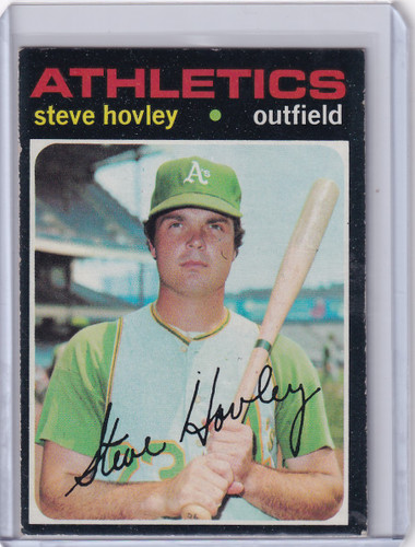 1971 Topps Baseball #109 Steve Hovley - Oakland Athletics