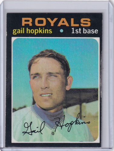 1971 Topps Baseball #269 Gail Hopkins - Kansas City Royals