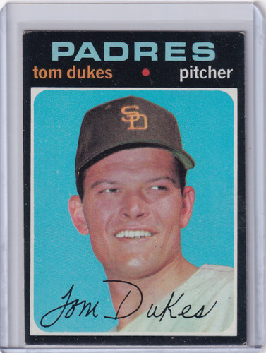 1971 Topps Baseball #106 Tom Dukes - San Diego Padres
