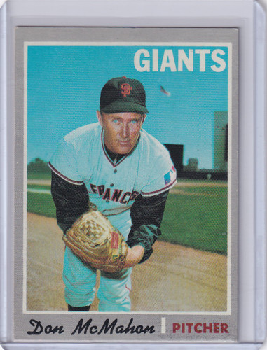 1970 Topps Baseball #519 Don McMahon - San Francisco Giants