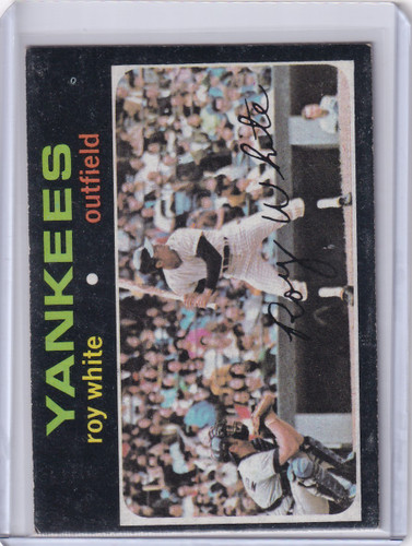 1971 Topps Baseball #395 Roy White - New York Yankees