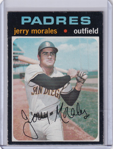 1971 Topps Baseball #696 Jerry Morales - San Diego Padres