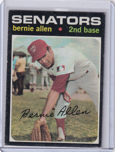 1971 Topps Baseball #427 Bernie Allen - Washington Senators