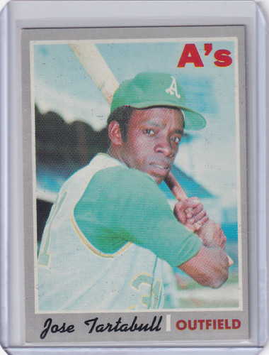 1970 Topps Baseball #481 Jose Tartabull - Oakland Athletics
